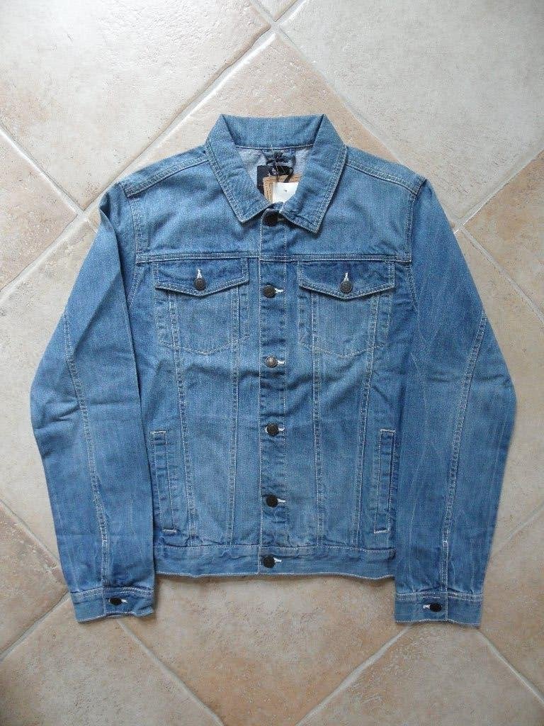 Heren Spijkerjack (nieuw) maat M, Kleding | Heren, Ophalen of Verzenden, Nieuw, Maat 48/50 (M), Blauw