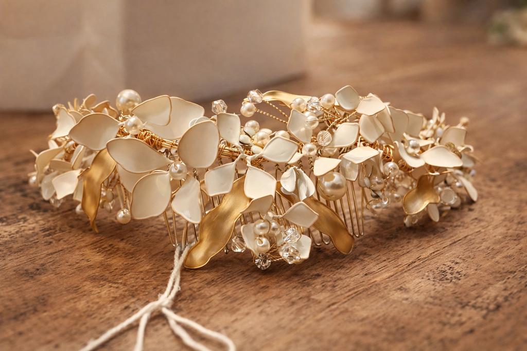 Bruidshaaraccessoire Poirier - Nieuw en ongebruikt, Ophalen of Verzenden, Nieuw, Overige kleuren, Accessoires