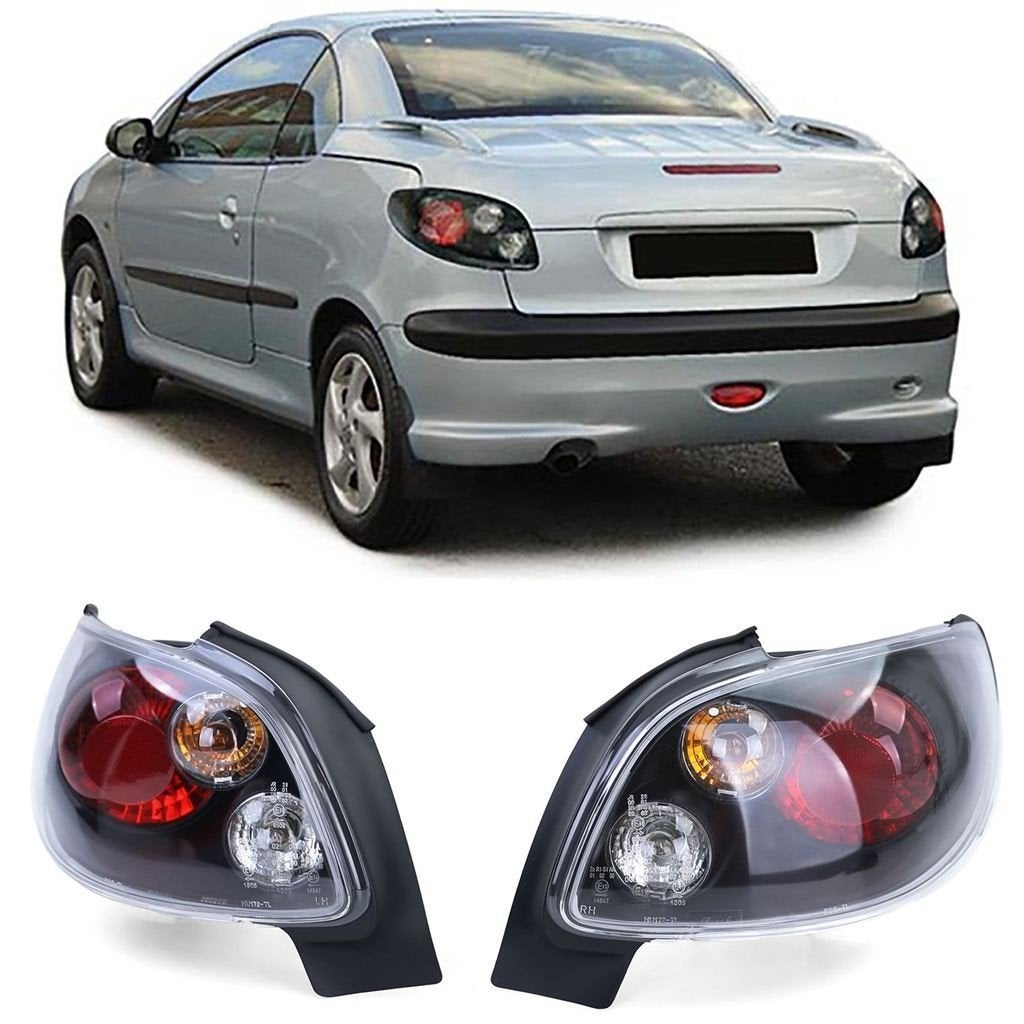 Smoke Achterlichten Voor Peugeot 206 CC Chroom Set Links & R, Verzenden, Automotive Parts, A.parts@hotmail.nl, Trasmolenlaan 12 3447 GZ Woerden