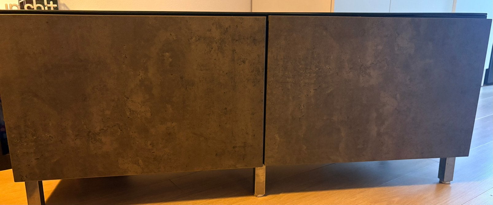 Besta IKEA tv meubel, Ophalen, Gebruikt, 100 tot 150 cm, Minder dan 100 cm