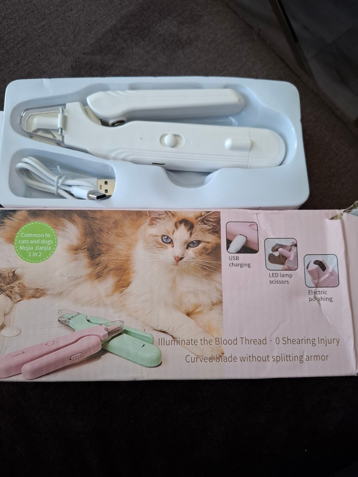 Elektrische 2-in-1 Nagelknipper & Nagelvijl voor Hond/Kat, Ophalen of Verzenden, Nieuw