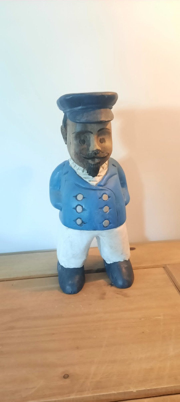 Houten zeeman, Ophalen of Verzenden, Metaal of Blik, Overige thema's