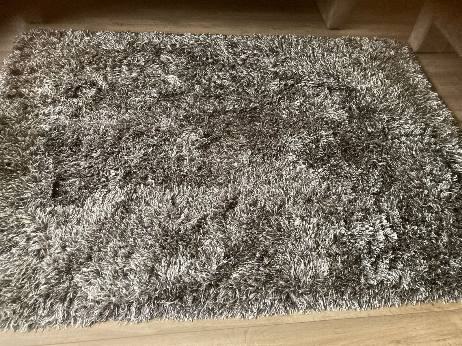 vloerkleed Love Shaggy (taupe), Huis en Inrichting, Ophalen, 100 tot 150 cm, 50 tot 100 cm, Zo goed als nieuw