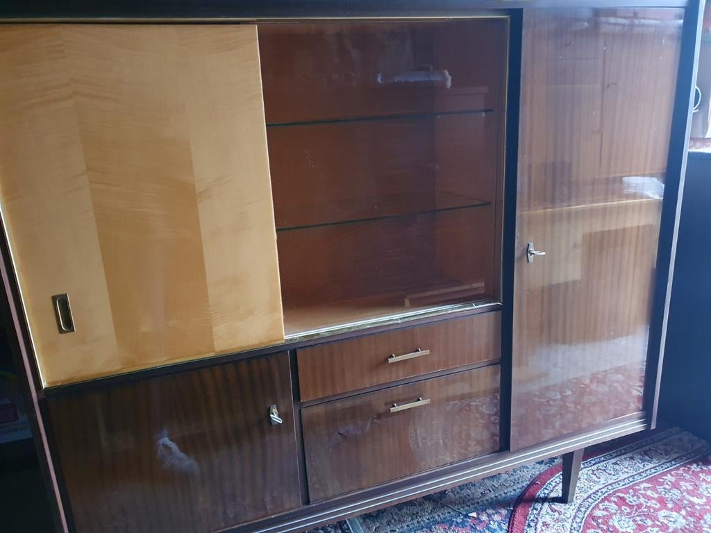 Seventies Buffetkast., Huis en Inrichting, Ophalen, Gebruikt, 100 tot 150 cm, Seventies