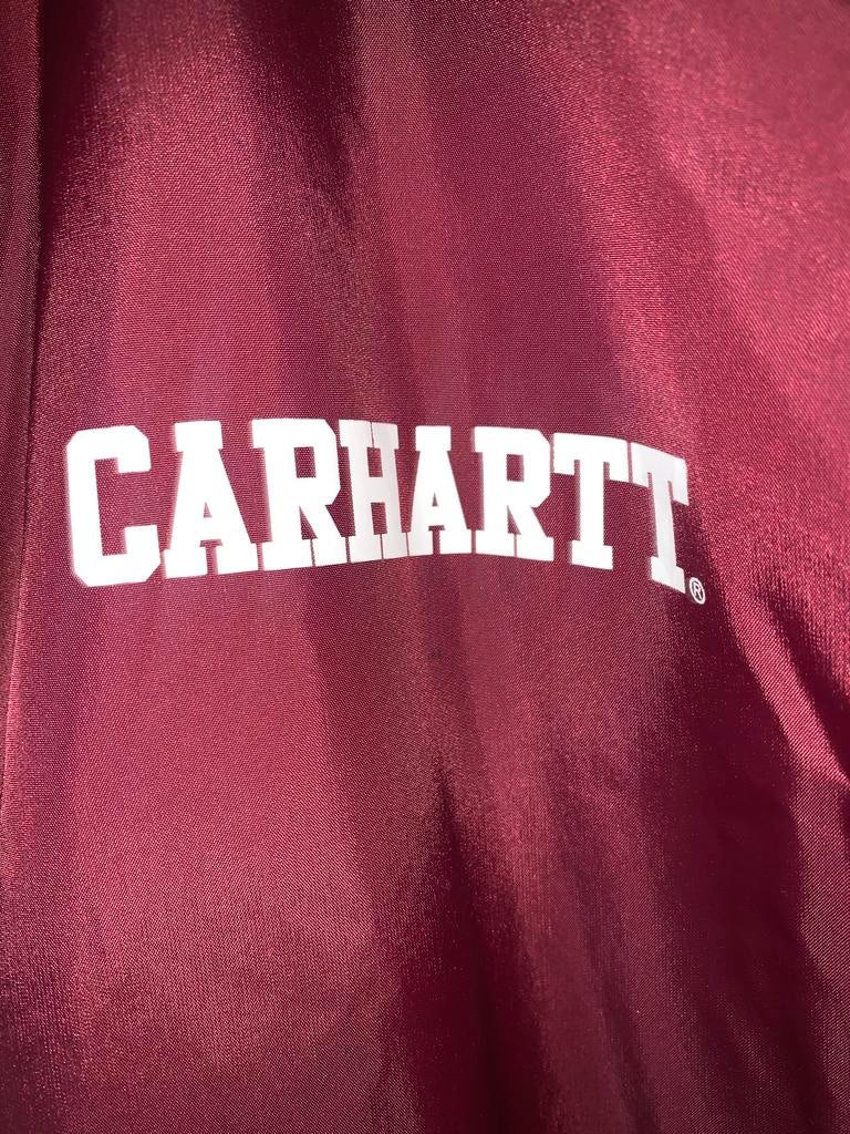 Carhartt Coach Jacket - Maat M - Bordeauxrood, Ophalen of Verzenden, Zo goed als nieuw, Maat 48/50 (M), Overige kleuren