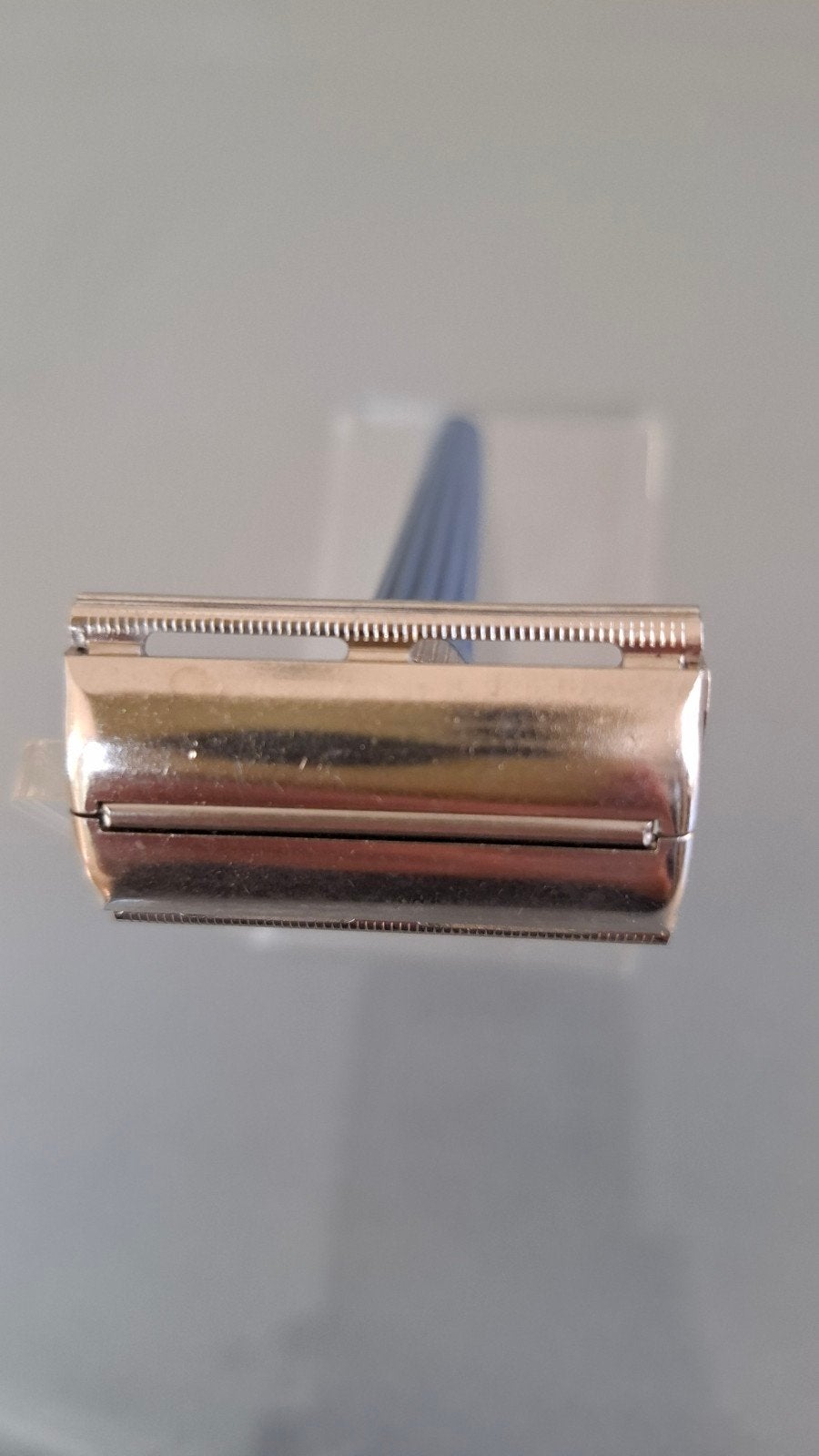 Vintage Gillette Slim Twist / Knack Safety Razor 1960 (F3), Ophalen of Verzenden, Gehele gezicht