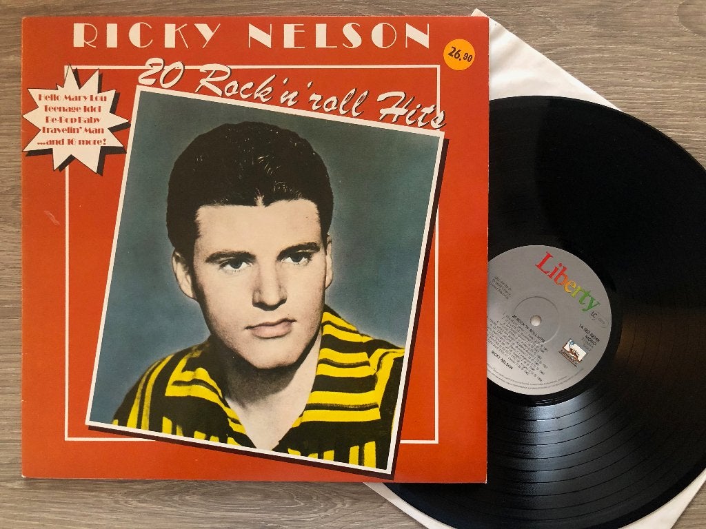 RICKY NELSON - 20 Rock 'n roll hits ( LP; MINT ), Ophalen of Verzenden, Zo goed als nieuw