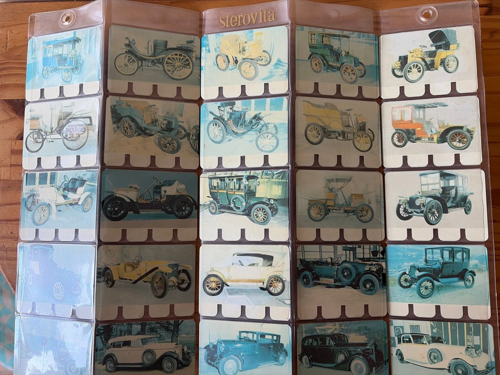 Sterovita Oldtimers Kaartjes, Verzamelen, Ophalen of Verzenden, Zo goed als nieuw, Auto's