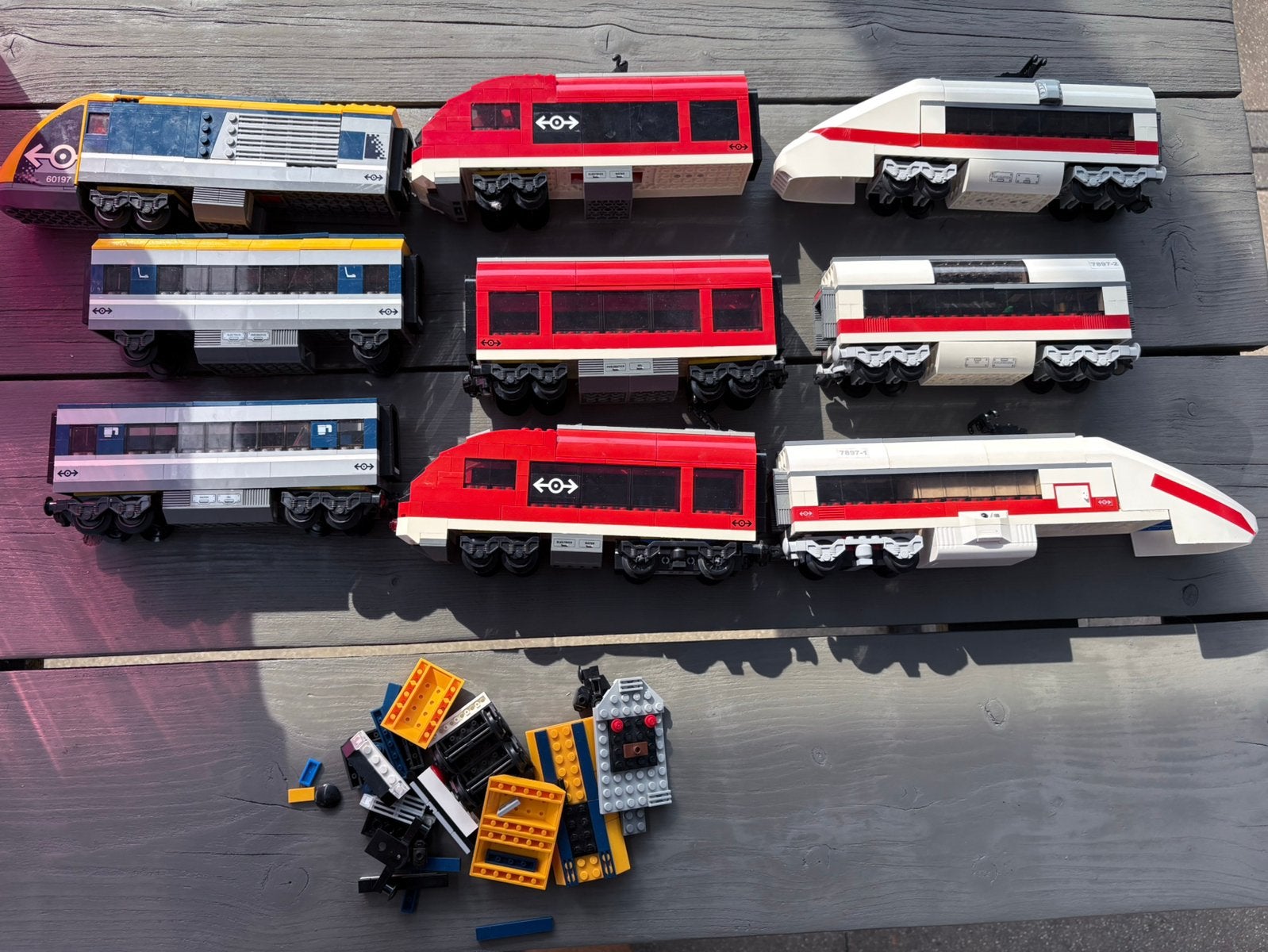 Lego trein onderdelen, Kinderen en Baby's, Speelgoed | Duplo en Lego, Lego, Ophalen of Verzenden, Losse stenen, Meerdere sets