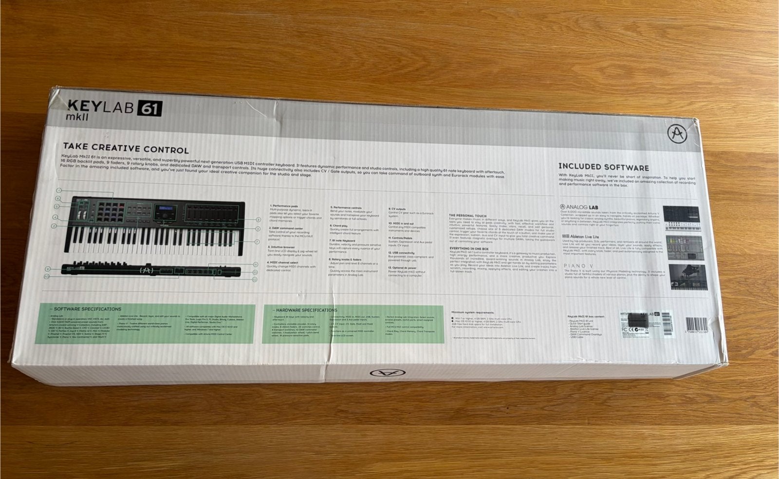 Foto 11 van Arturia Keylab 61 MKII MIDI Controller - Zo goed als nieuw