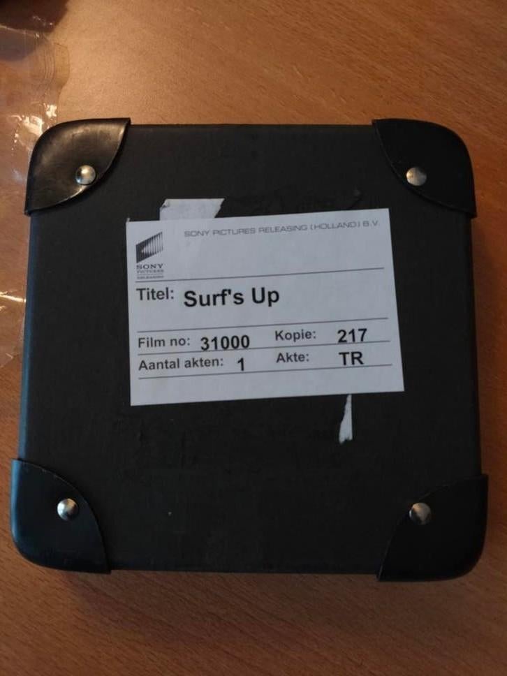 Surf's Up filmtrailer op 35mm film - Zeldzaam verzamelobject, Ophalen of Verzenden, 35mm film