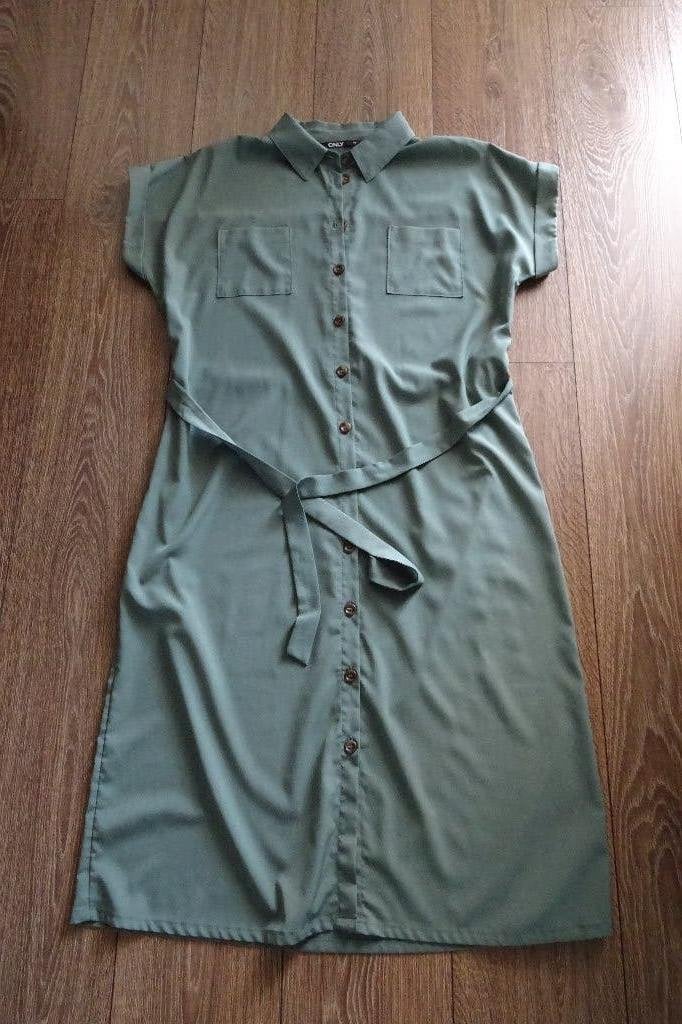 Groene jurk Only maat 38, Maat 38/40 (M), Ophalen of Verzenden, Zo goed als nieuw, Only.