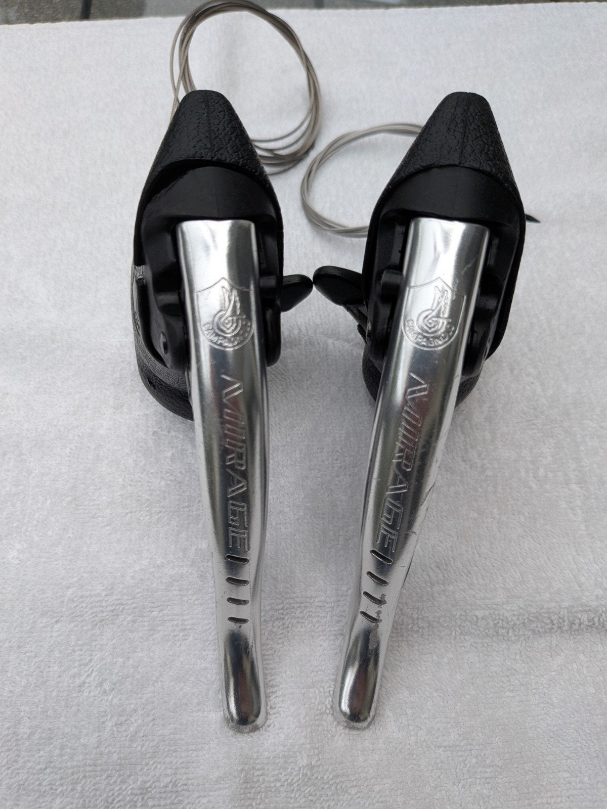 Campagnolo shifters 2x8 speed zeer goede staat., Fietsen en Brommers, Ophalen of Verzenden, Zo goed als nieuw, Campagnolo Mirage
