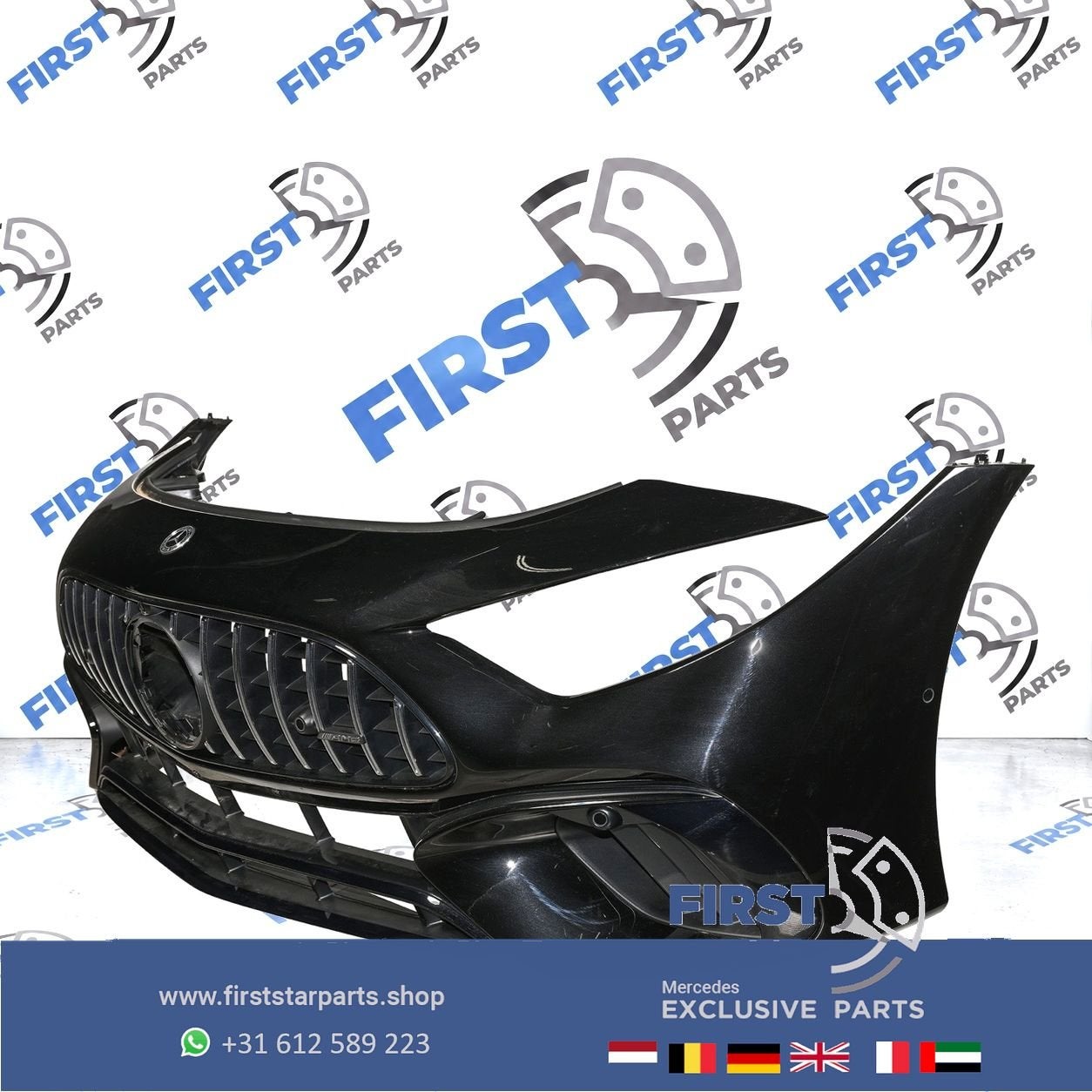 W232 R232 SL AMG BUMPER COMPLEET A2328858502 AERO PACKAGE or, Gebruikt, -, Voor, Ophalen of Verzenden