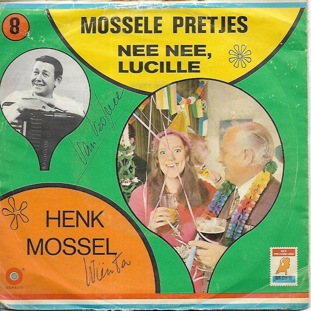 Henk Mossel - Mossele pretjes, Ophalen of Verzenden, Gebruikt, 7 inch, Nederlandstalig