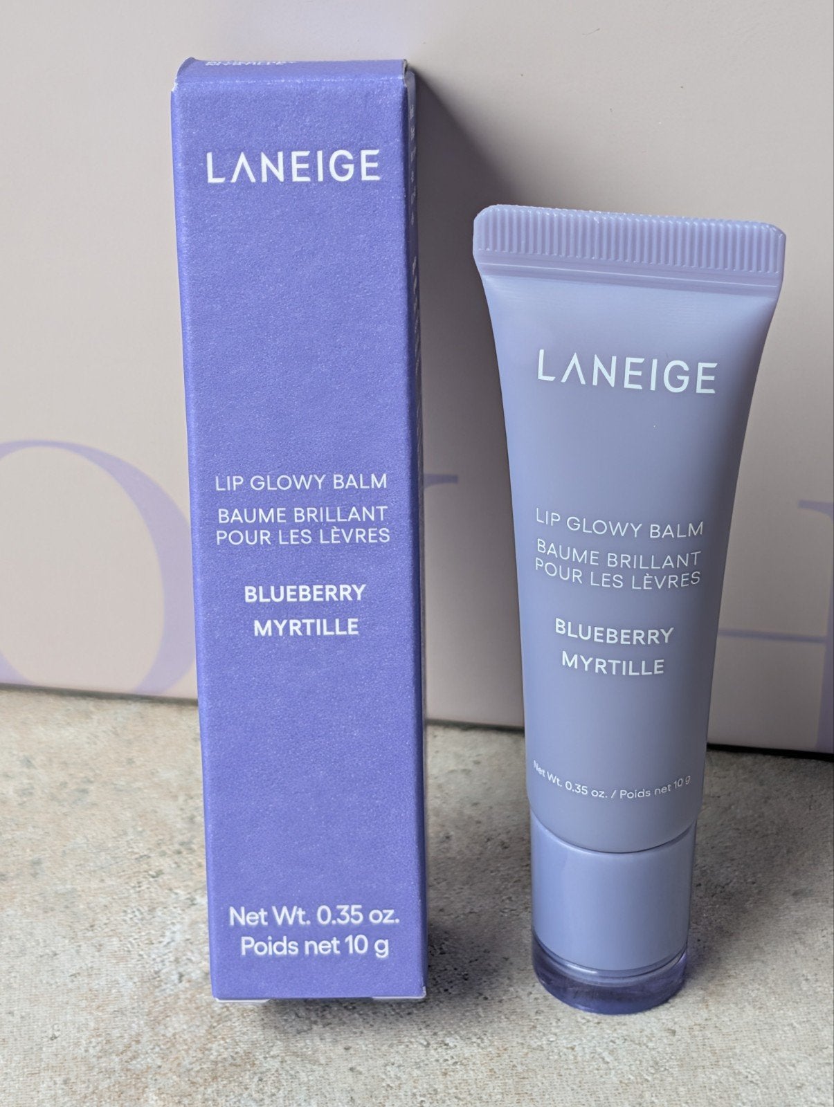 LANEIGE Blueberry Lip Glow Balm 10g, Ophalen of Verzenden, Nieuw, Roze, Lippen