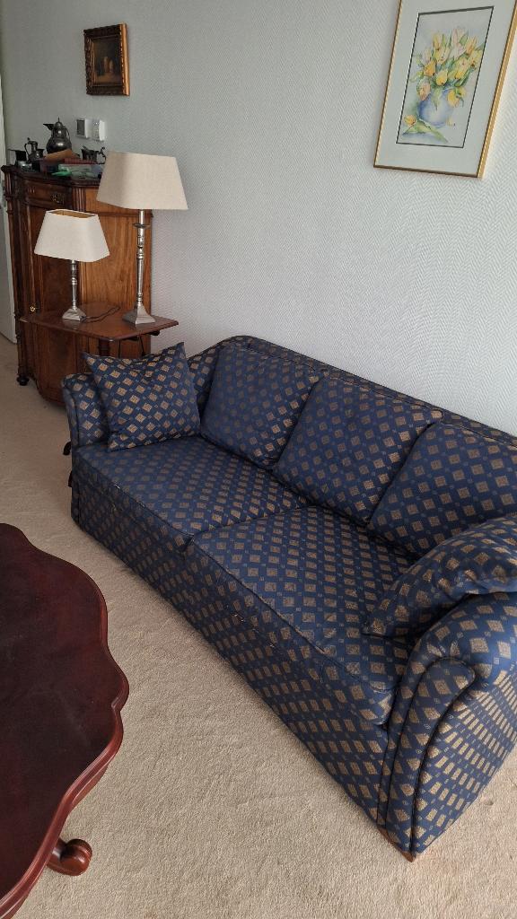Gratis afhalen bank en stoel, Huis en Inrichting, Ophalen, Gebruikt, Driepersoons, 75 tot 100 cm