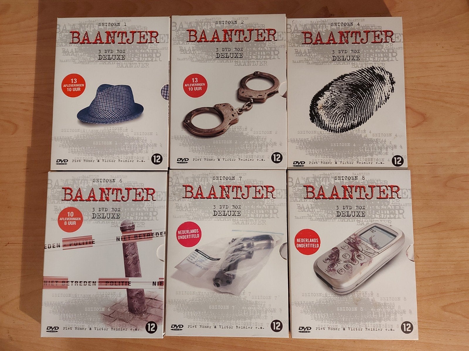 Baantjer Seizoen 1,2,4,6,7 los te koop, Cd's en Dvd's, Alle leeftijden, Verzenden, Zo goed als nieuw, Actie en Avontuur