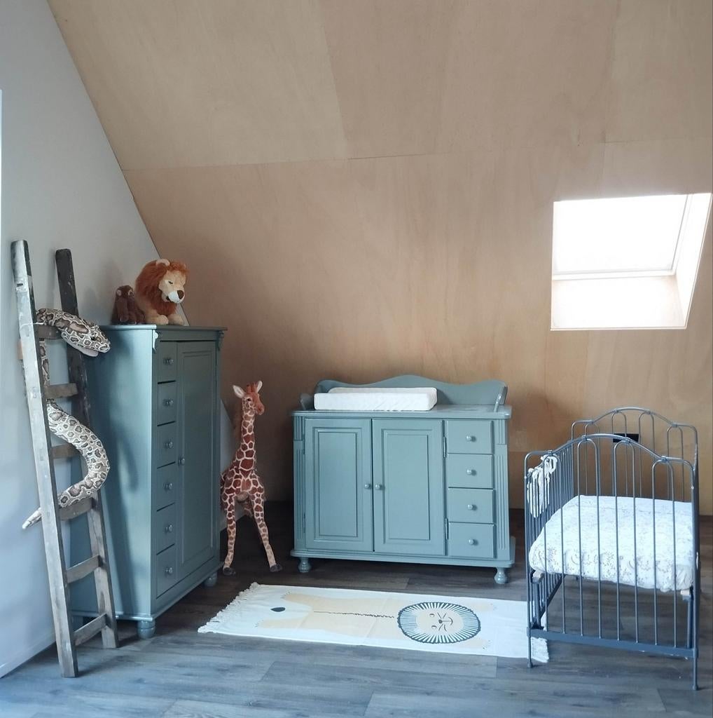 Vintage babykamer jungle / demontabel / bezorgen mogelijk, Kinderen en Baby's, Kinderkamer | Complete kinderkamers, Ophalen of Verzenden