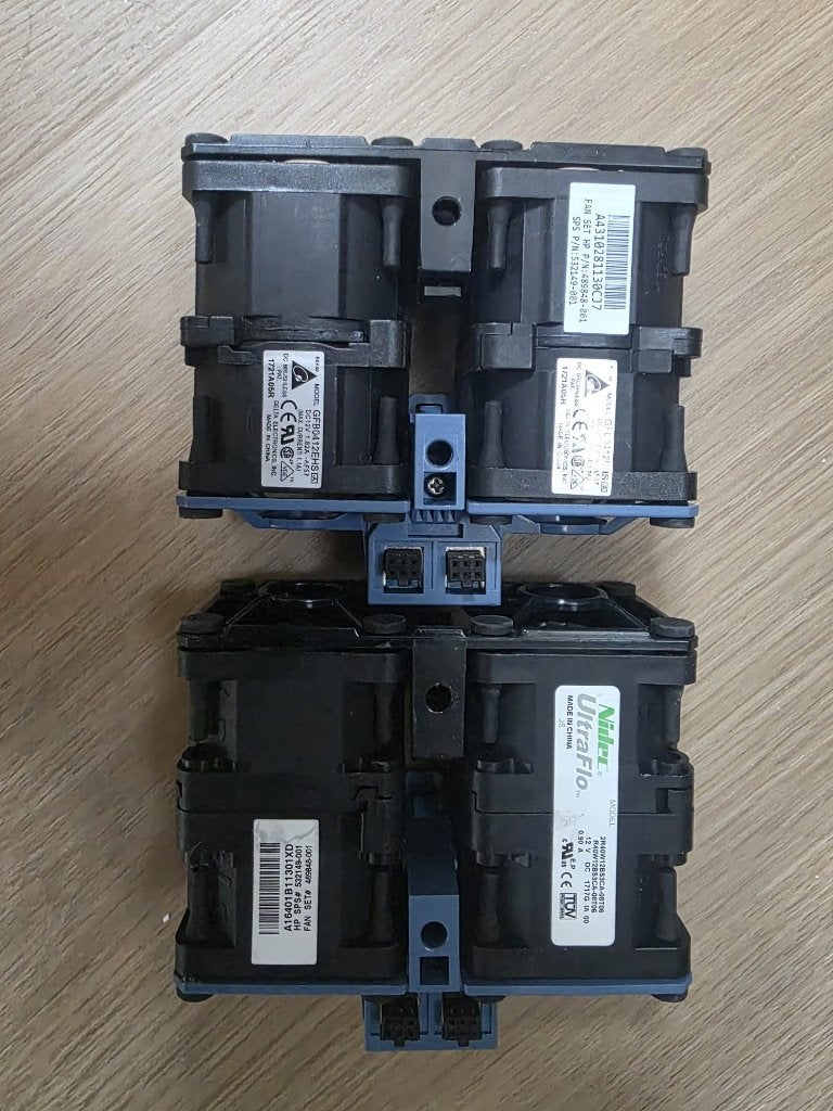 Nidec UltraFlo + Delta GFB0412EHS Server Cooling Fans, Ophalen of Verzenden, Onbekend