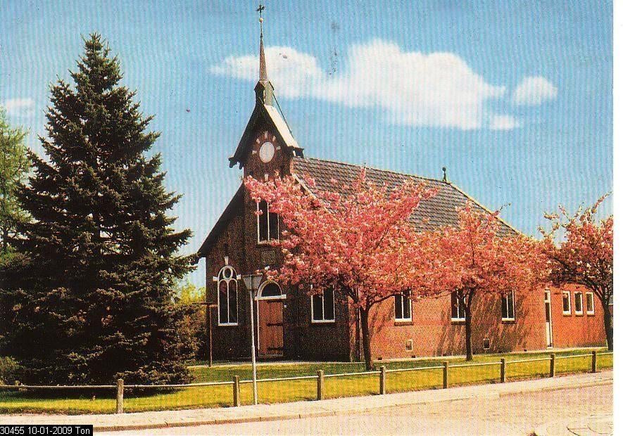 Ansichtkaart	Zwaagwesteinde	Doopsgezinde Kerk, Verzenden, 1960 tot 1980, Ongelopen, Friesland