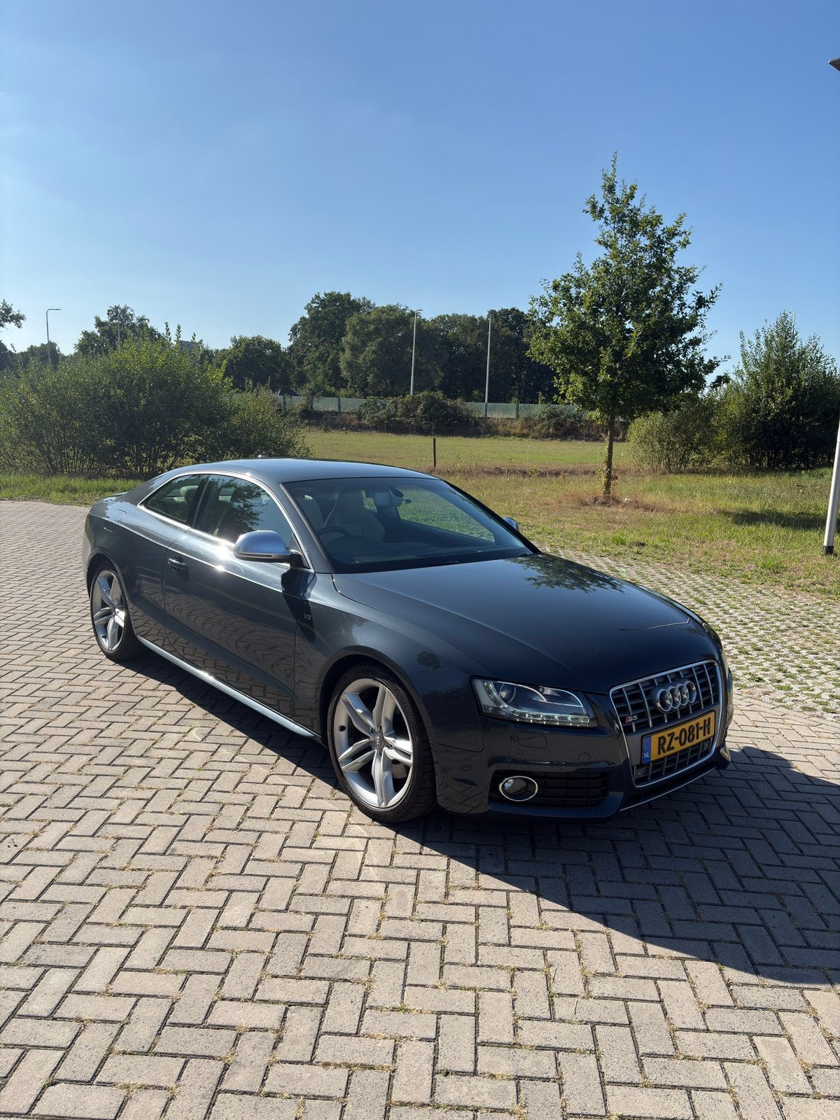 Audi S5 4.2 FSI 260KW Coupe Quattro 2008 Grijs RHD, Auto's, Audi, 8 cilinders, 4 stoelen, Handgeschakeld, Vierwielaandrijving