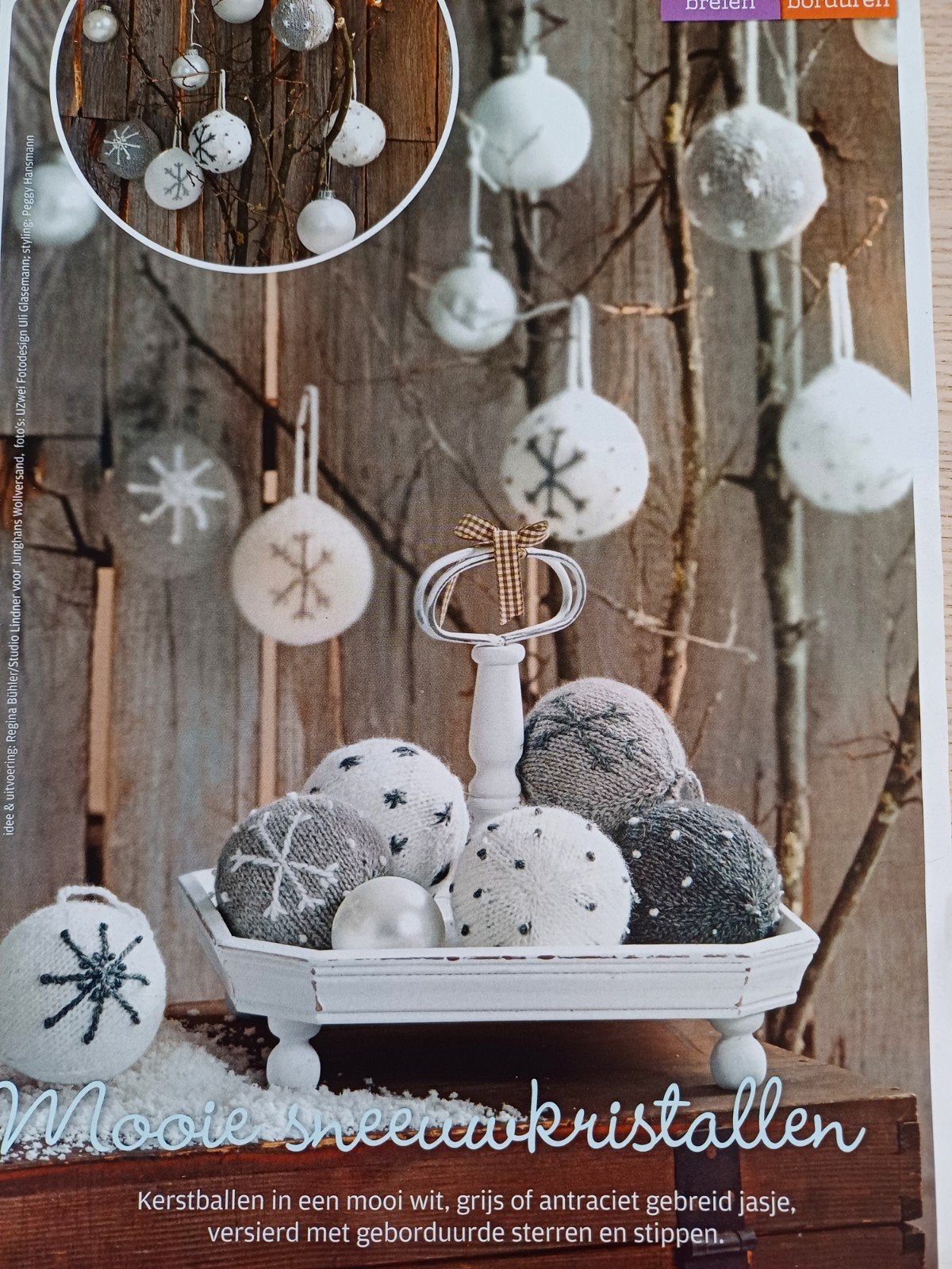 Anna creatief haken breien borduren kerst, Ophalen of Verzenden, Zo goed als nieuw, Breien of Haken, Patroon of Boek