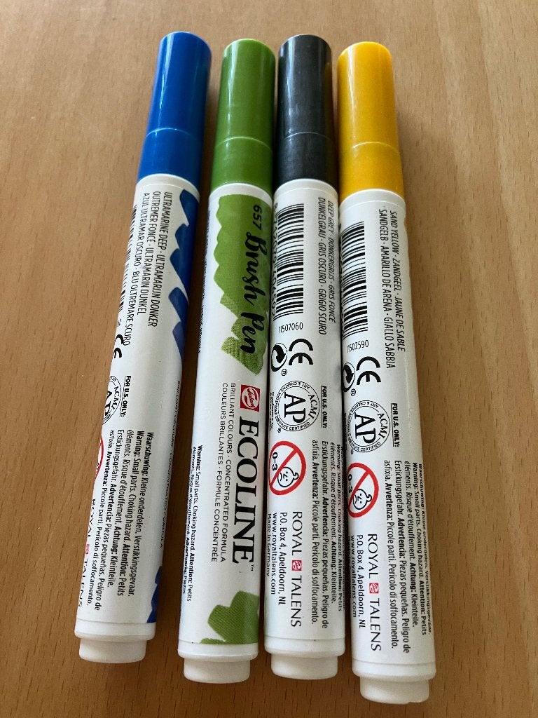 KLEIN PRIJSJE 4 Talens Ecoline pennen stiften, Ophalen of Verzenden, Nieuw