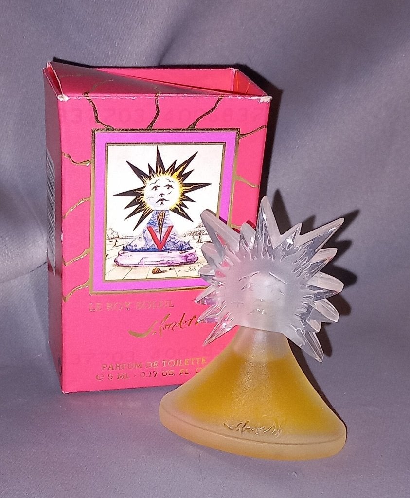 Mooie parfum mini - Dali le roy soleil + doosje, Ophalen of Verzenden, Zo goed als nieuw, Miniatuur, Gevuld
