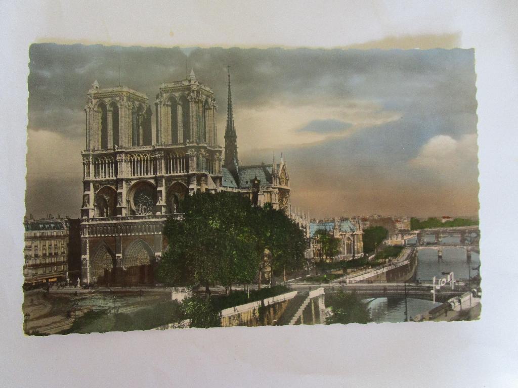 Ansichtkaart Paris - F.N Flanant Vue Générale de Notre Dame, Verzenden, 1940 tot 1960, Gelopen, Frankrijk