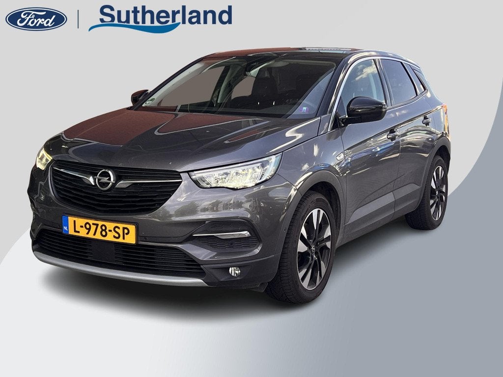 Opel Grandland X 1.2 Turbo Innovation | Trekhaak | Achteruit, Auto's, Opel, Gebruikt, 1199 cc, Leder en Stof, 3 cilinders