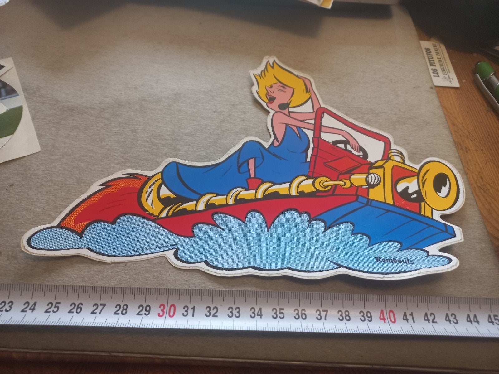 Vintage Disney Productions Rombouts Sticker, Ophalen of Verzenden, Gebruikt