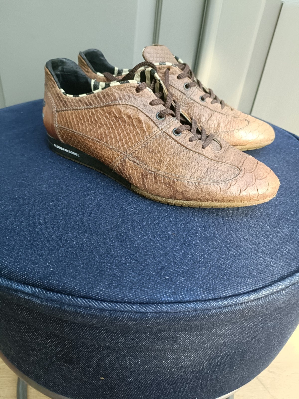 Van Bommel sneakers, Bruin, Floris van Bommel, Ophalen of Verzenden, Sneakers of Gympen