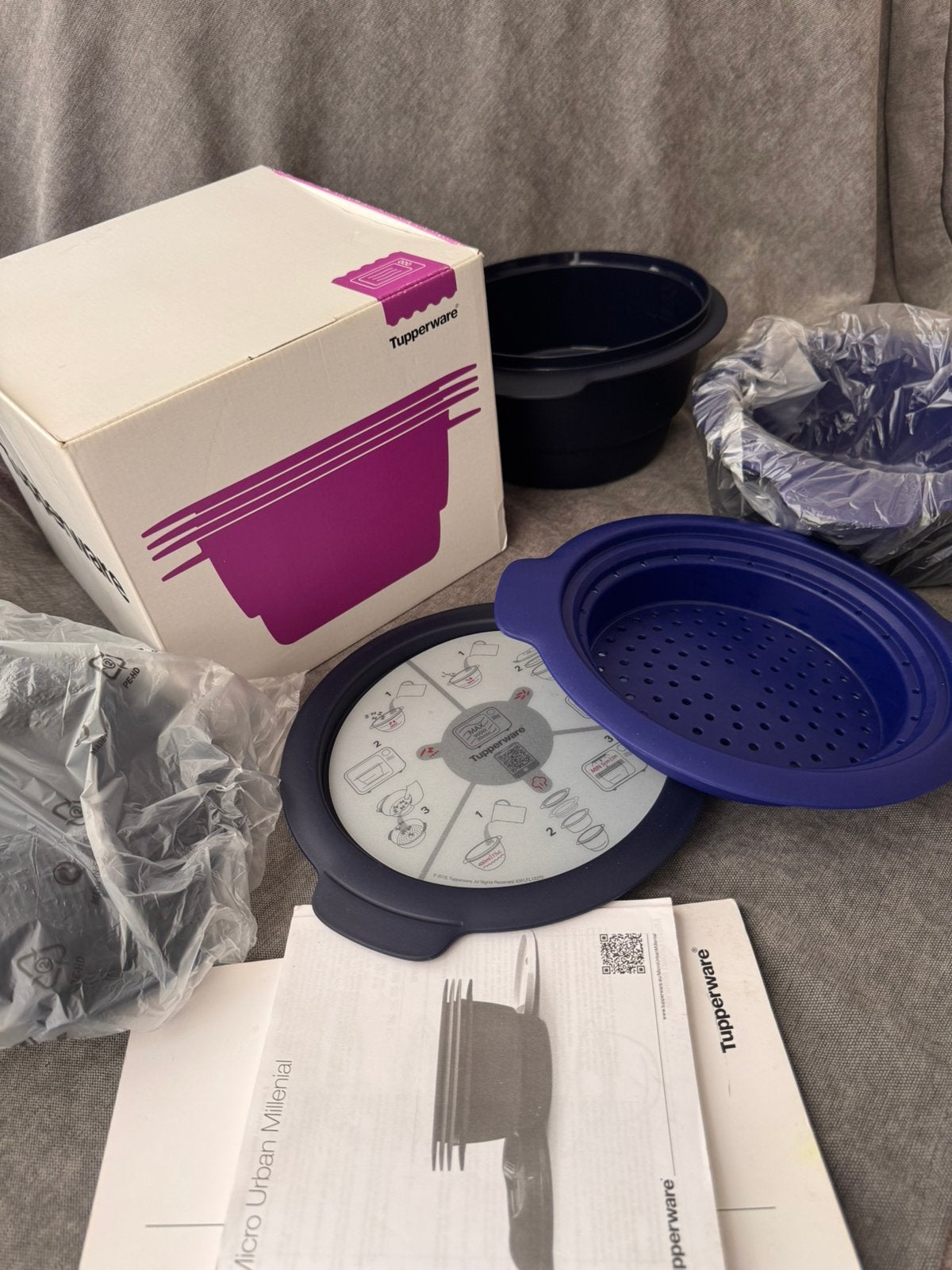 Tupperware Micro Urban Millennial 3-in-1 – NIEUW in doos 2l, Huis en Inrichting, Ophalen of Verzenden, Nieuw, 2000 ml