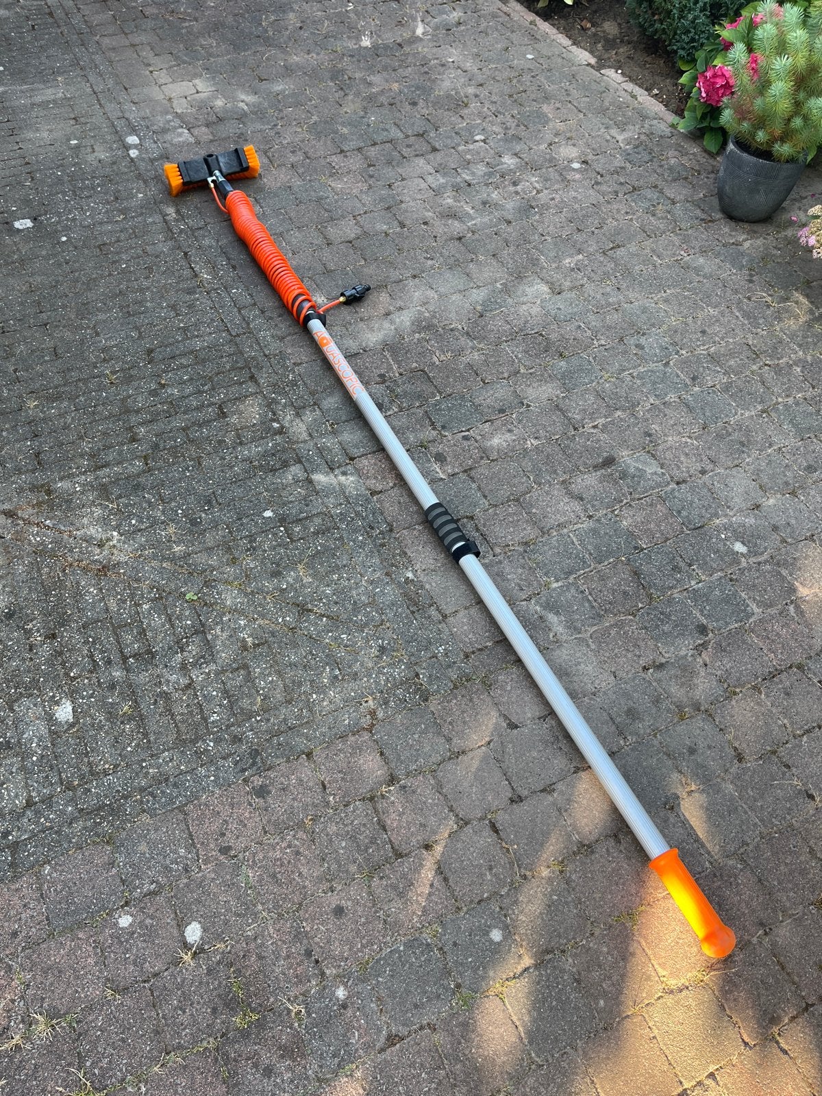 Aquascopic Telescoopsteel met borstel; nauwelijks gebruikt, Ophalen, Zo goed als nieuw, Overige typen