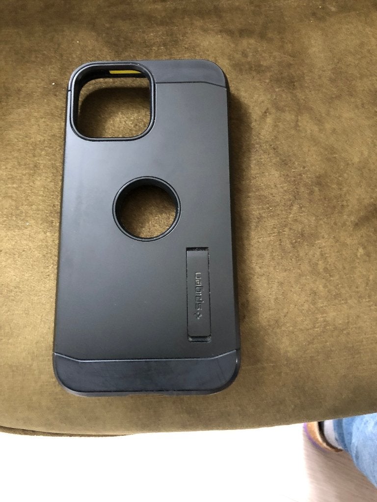 Spigen hoes voor Iphone 13 pro max, Kunststof, Zwart, MagSafe, Frontje of Cover