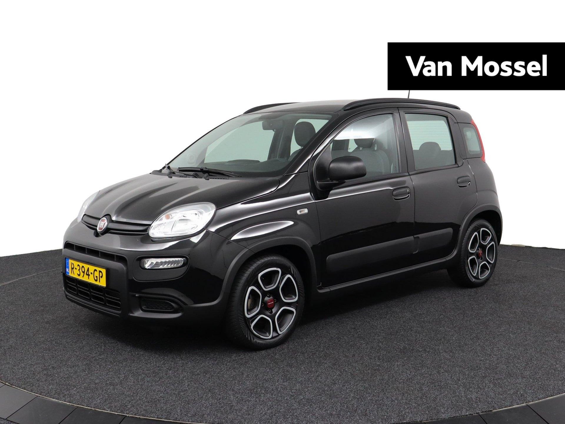 Fiat Panda 1.0 Hybrid City Life | Airco | Bluetooth telefoon, Auto's, Voorwielaandrijving, Stof, Panda, Zwart