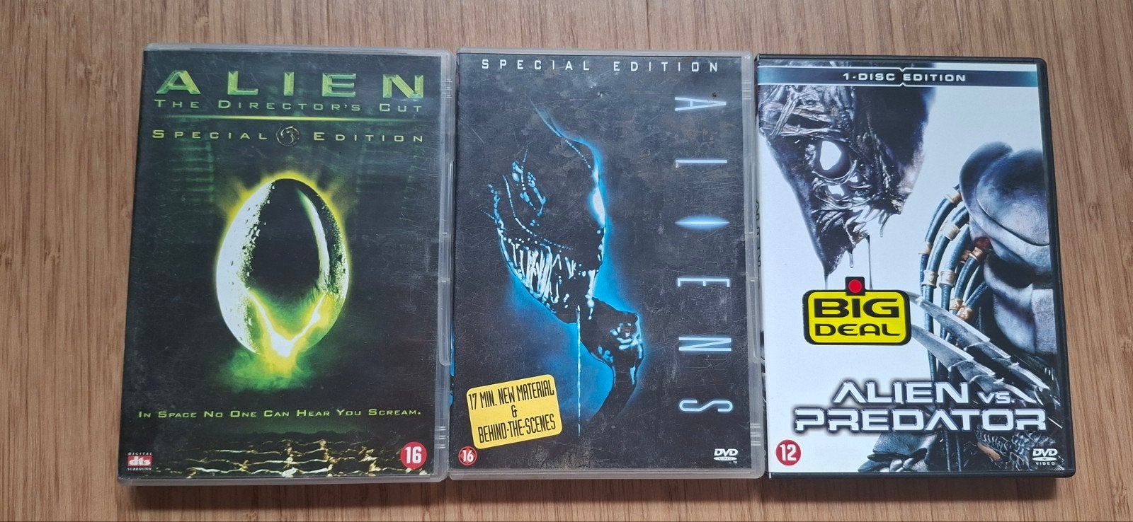 Alien, Aliens & Alien vs. Predator DVD 2 Special Editions, Cd's en Dvd's, Vanaf 16 jaar, Nederlands, Ophalen of Verzenden, Science Fiction