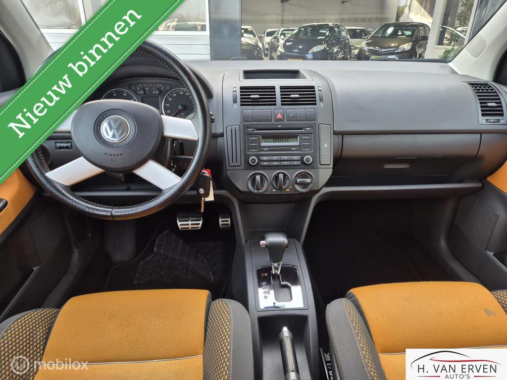 Volkswagen Polo 1.6-16V Cross AUTOMAAT 94000KM NAP AIRCO, Auto's, 1112 kg, 4 cilinders, Origineel Nederlands, 600 kg