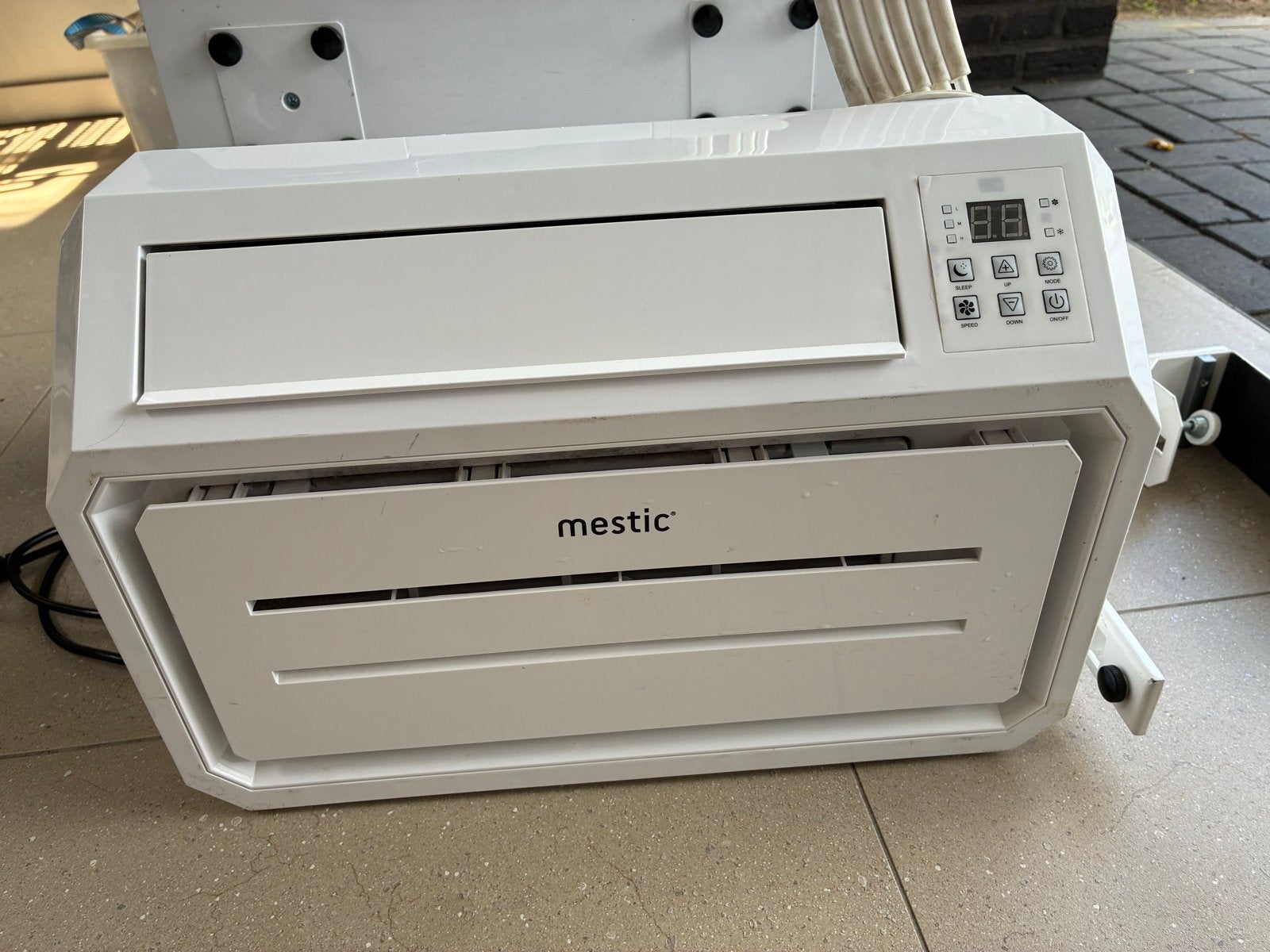 Mestic SPA-3000 split unit airco voor caravan/camper, Ophalen, Gebruikt, Minder dan 60 m³, 3 snelheden of meer