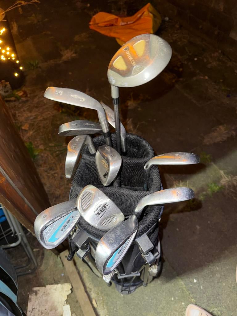 Diverse golfclubs voor links- en rechtshandige spelers, Ophalen, Gebruikt, Set, Overige merken