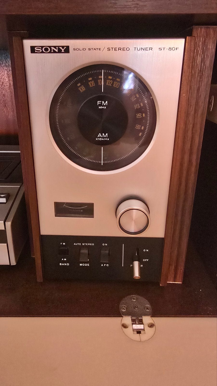 Sony ST-80F Solid State Stereo Tuner - Compacte Vintage, Ophalen of Verzenden, Gebruikt, Analoog