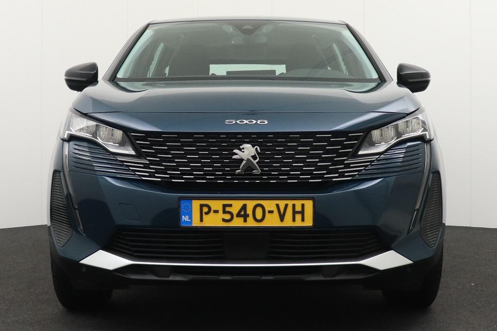 Peugeot 5008 1.2 131 PK Aut. Active 7-Pers Camera Carplay Na, Stof, Gebruikt, 1199 cc, Blauw