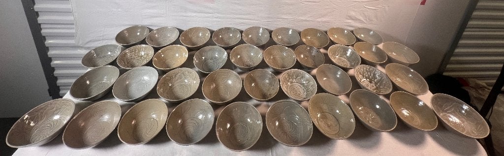 Chinees Song Celadon hoge kommen (38 stuks), Antiek en Kunst, Antiek | Porselein, Ophalen