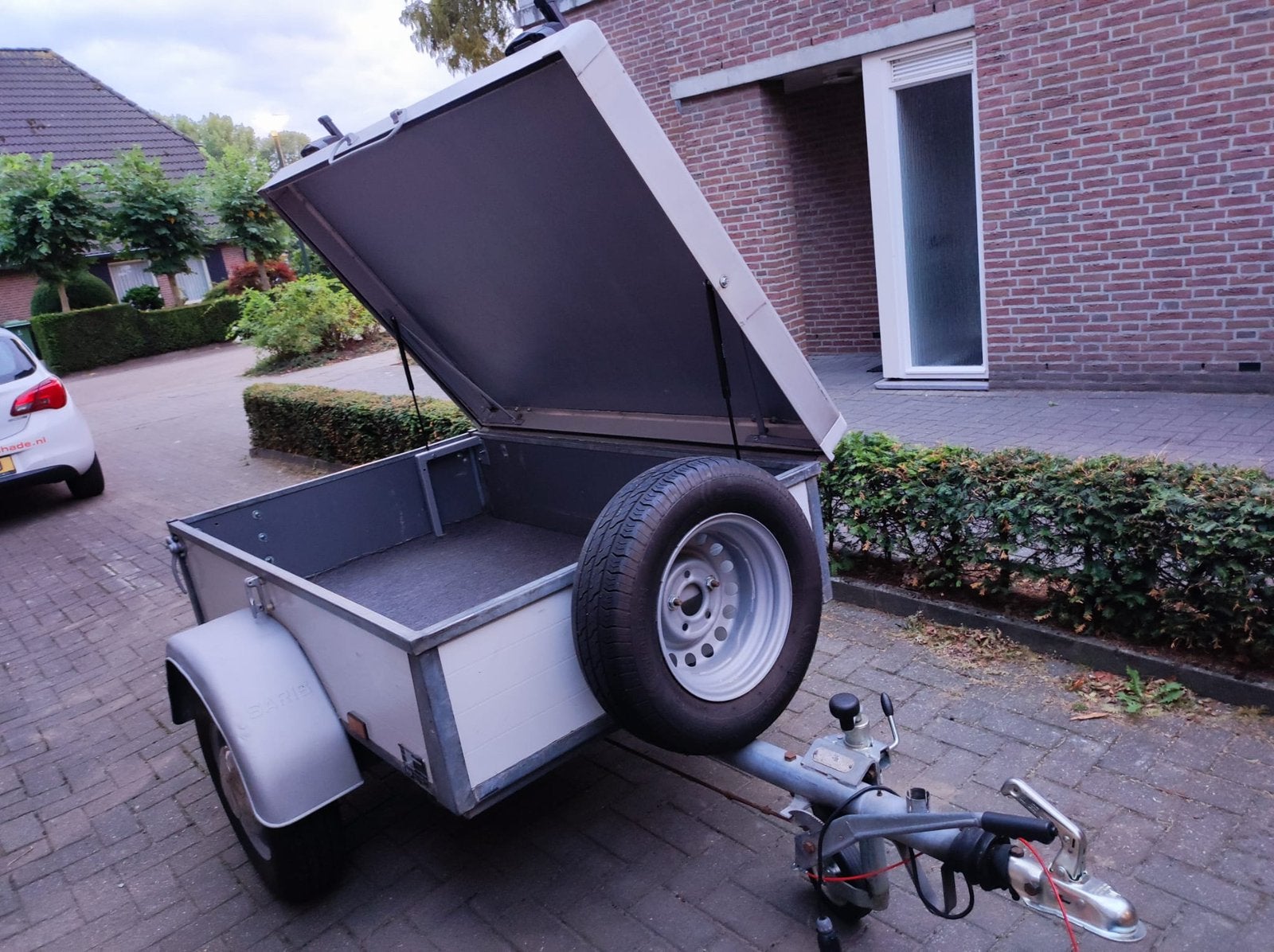 Geremde bagagewagen 750 kg | Thule dakdragers | Reservewiel, Auto diversen, Aanhangers en Bagagewagens, Ophalen, Gebruikt