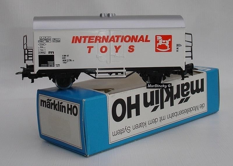Märklin 4415 International Toys - FC Weber Koelwagen !  , Hobby en Vrije tijd, Modeltreinen | H0, Wisselstroom, Wagon, Ophalen of Verzenden