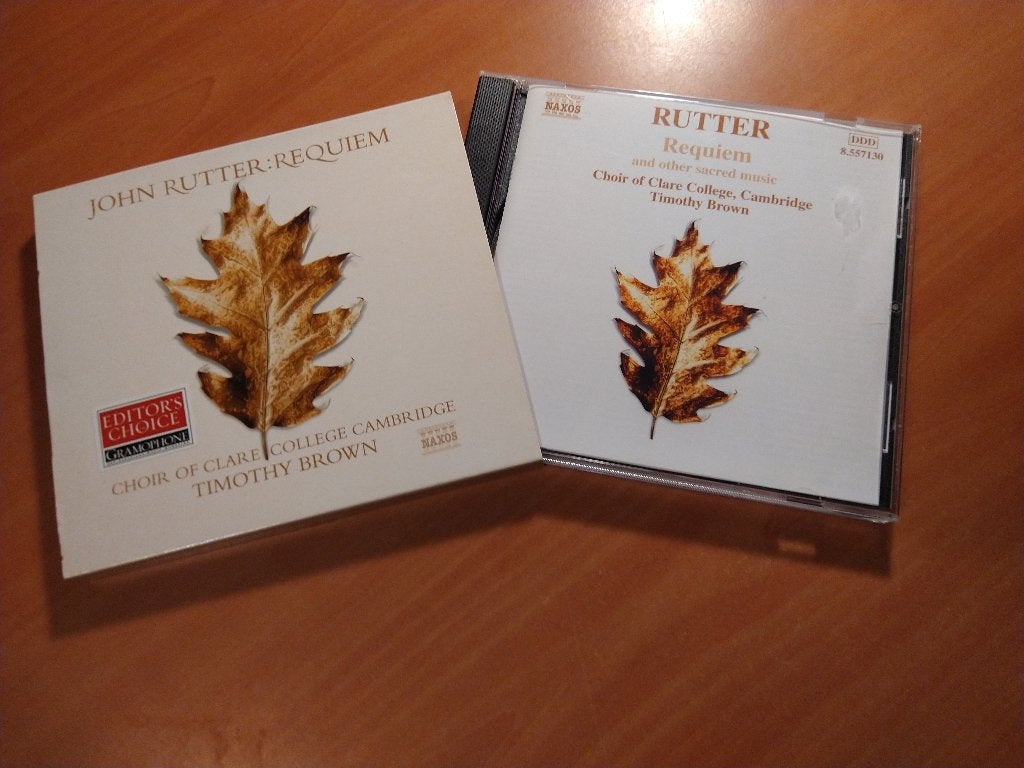CD John Rutter.  Requiem and other sacred  Music, Ophalen of Verzenden, Classicisme, Zo goed als nieuw, Kamermuziek