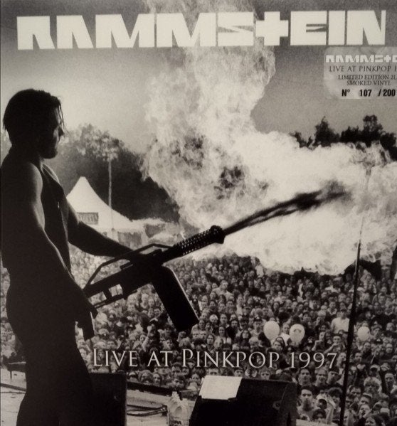 Rammstein - Live at Pinkpop 1997 2lp smoked vinyl limited ed, Electronic Rock, Ophalen of Verzenden, Geseald, 12 inch