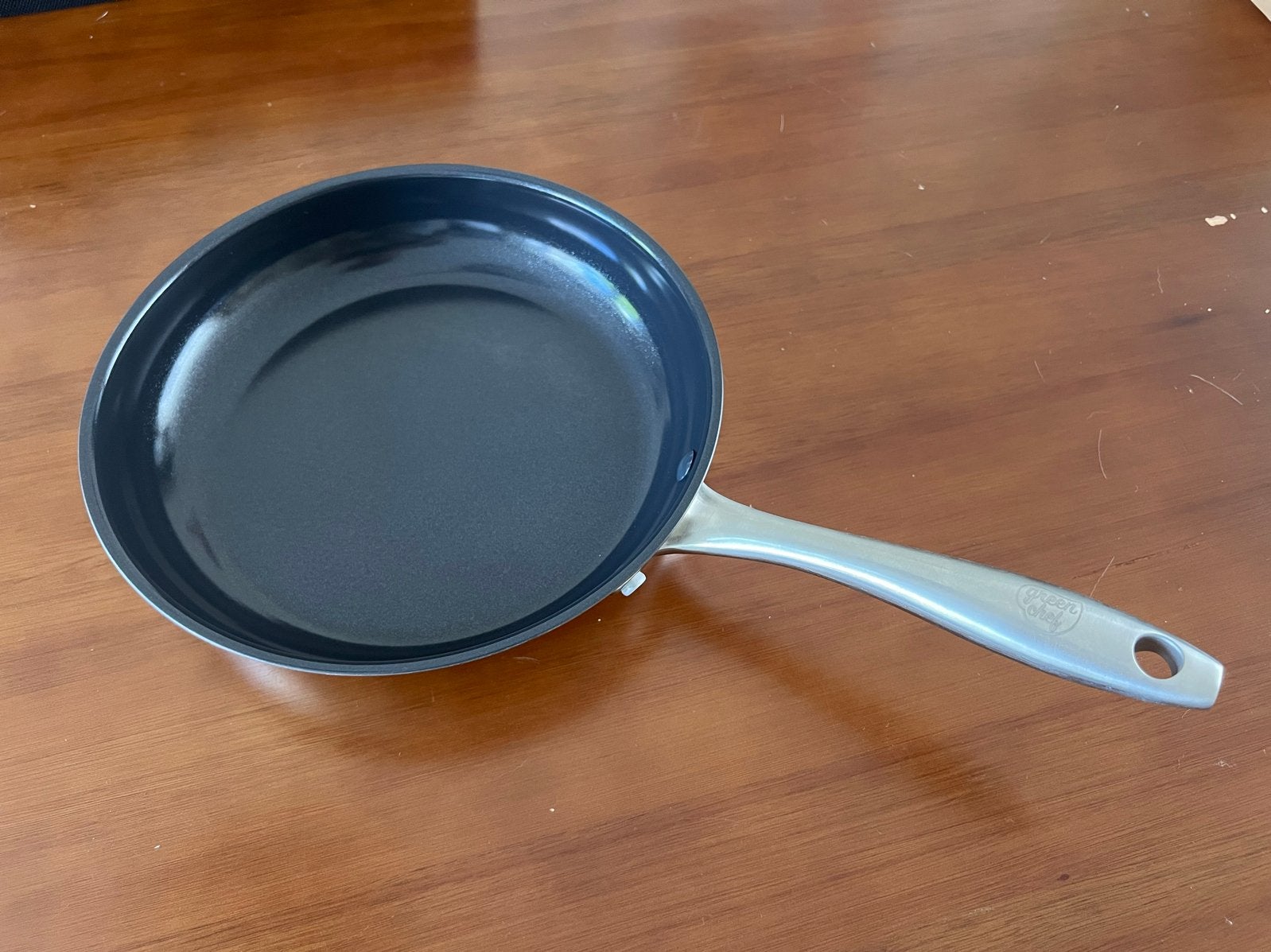 Green Chef koekenpan 26 cm, Ophalen of Verzenden, Zo goed als nieuw, Rvs
