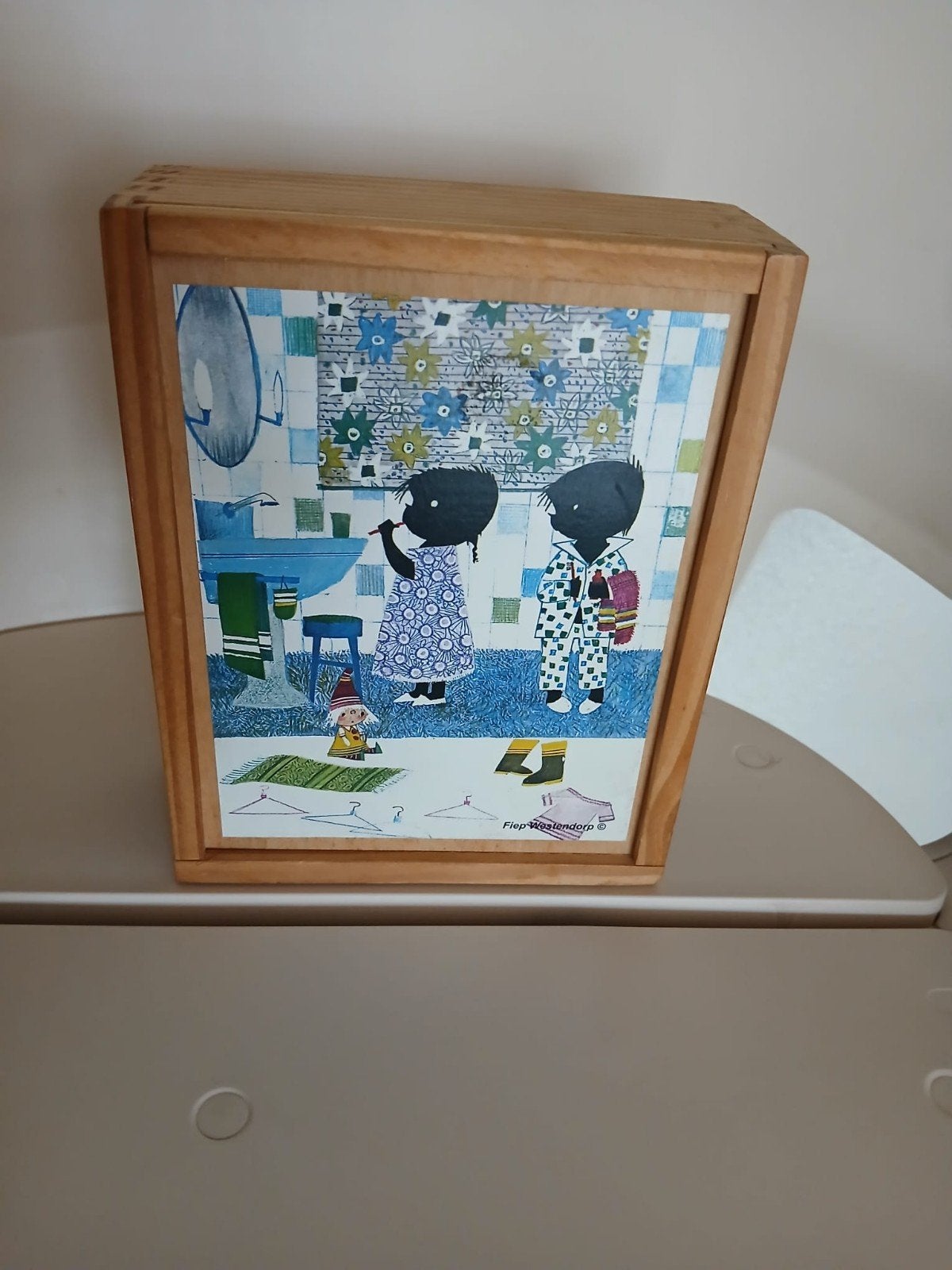 Blokpuzzle Jip en Janneke.., Ophalen of Verzenden, Gebruikt